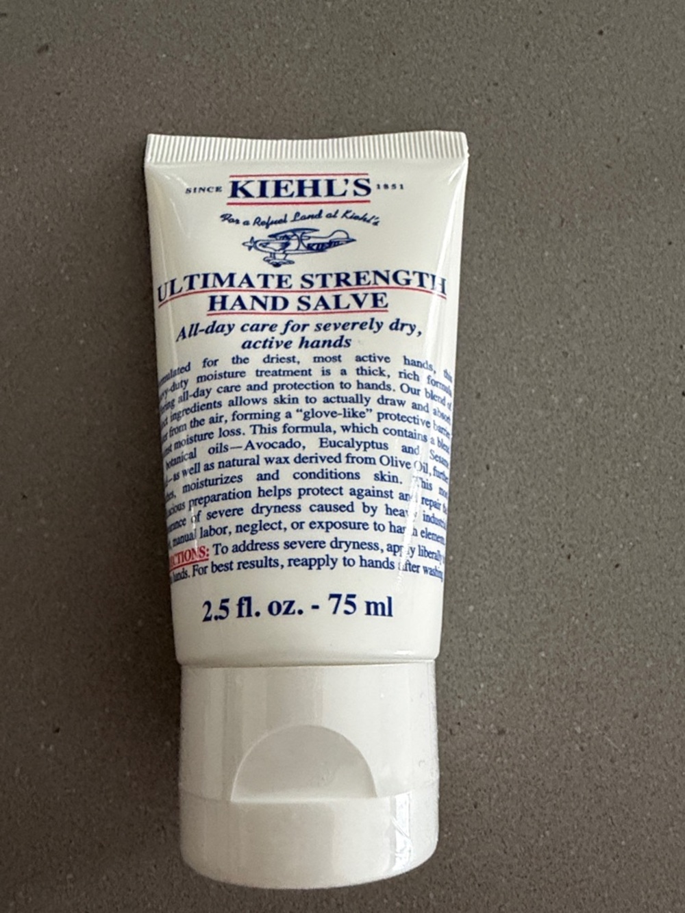 Kiehl's Ultimate Strength Hand Salve – White and Blue Tube